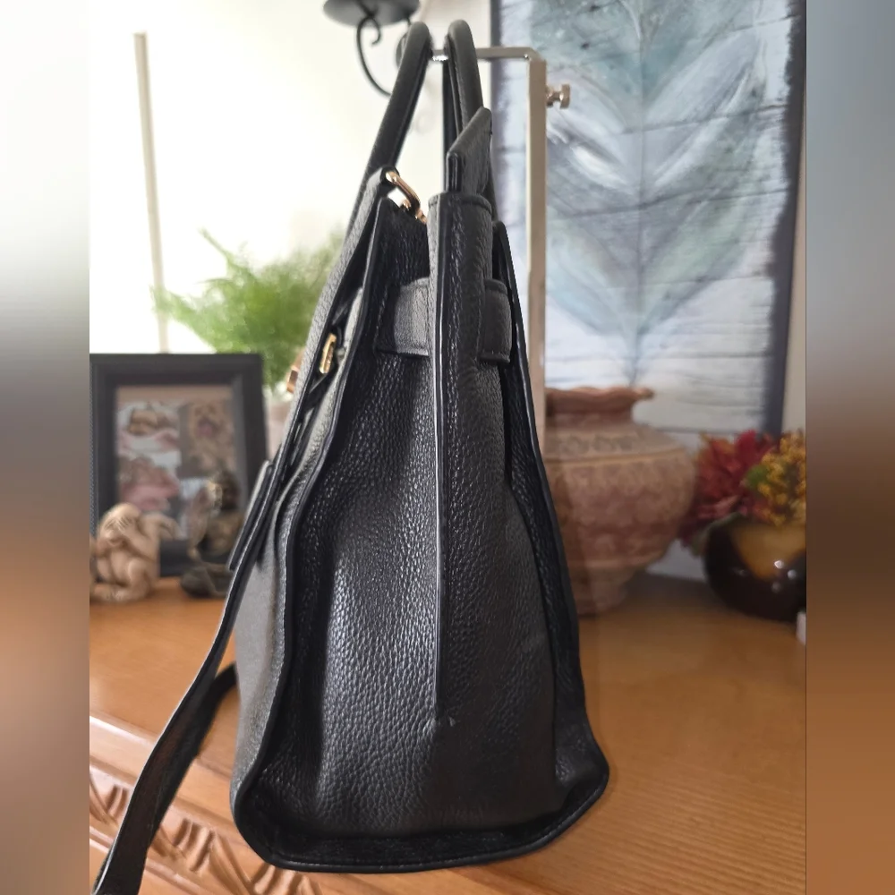MICHAEL Michael‎ Kors Black Medium Bag Satchel Purse Handbag Tote